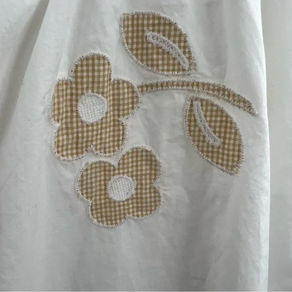 Madewell NWT Annamarie Floral V Neck Cutout Mini Dress in Bright Ivory size 0 - Picture 5 of 11